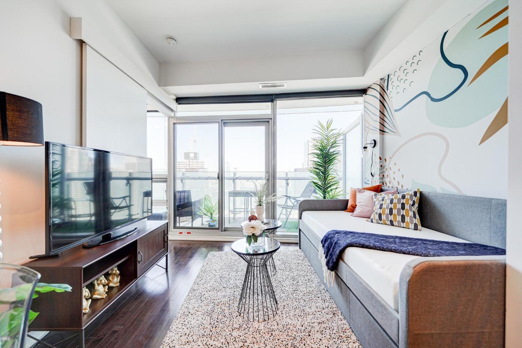 Skytree - Modern Rusty Condo Close To Union Station In Heart Of Downtown โตรอนโต ภายนอก รูปภาพ